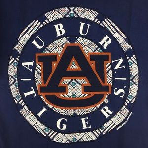 Auburn Tigers T-Shirt Circle Logo Comfort Colors